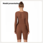 Women's Fashion Simple Solid Color Bodysuit - Image 8