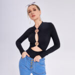 2023 New Sexy Metal Slim Design Sense Bottom Tops - Image 4