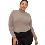 Women's Half-high Collar Long Sleeves T-shirt Slim Bottoming Shirt - Image 9