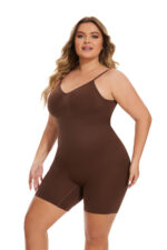 Simple Waist Fitted Belly Contracting And Hip Lifting Exposed Back Beauty Back Boxer Jumpsuit - Image 4