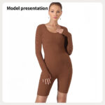 Women's Fashion Simple Solid Color Bodysuit - Image 8