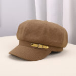 Women's Outdoor Warm Sunshade Pleated Octagonal Hat - Image 5