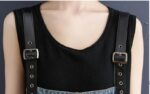 New Literary Large Size Fat Sister Jean Suspenders Female - Image 7