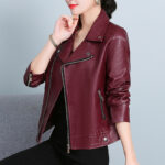 Leather Jacket Versatile Short Coat - Image 4