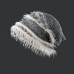Korean Style Autumn And Winter Plush Knitted Mixed Color Stripe Warm - Image 8