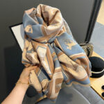Carriage Artificial Cashmere Scarf Women's Dual-use Air Conditioning Shawl - Image 4