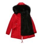 Parka Cotton-padded Coat Mid-length Hooded - Image 6