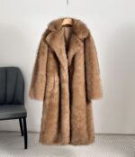 Long Faux Fur Coat - Image 8