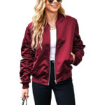 Women's Zipper Casual Jacket Coat Large Profile With Pockets Autumn Clothing Fashion - Image 4