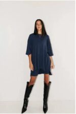 Women's Clothing Fashion Solid Color Loose T-shirt Tight Shorts Women - Image 4