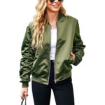 Women's Zipper Casual Jacket Coat Large Profile With Pockets Autumn Clothing Fashion - Image 5
