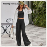 Women's Fashion Simple Solid Color Suit - Image 8