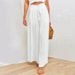 Loose Summer Wide Female Draped Casual Pants - Image 10