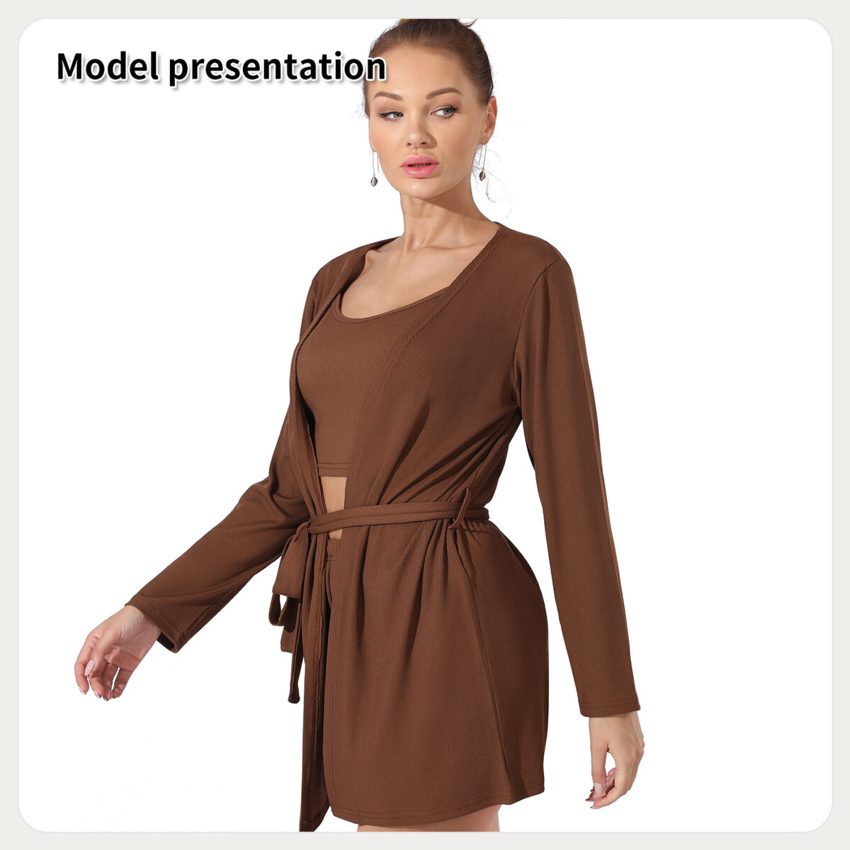 Women's Fashion Simple Solid Color Suit - Image 6
