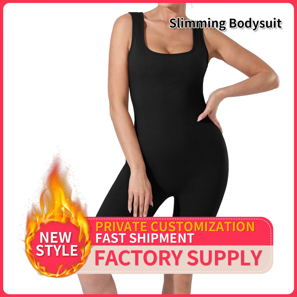 Women's Fashion Simple Solid Color Bodysuit - Image 2
