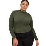 Women's Half-high Collar Long Sleeves T-shirt Slim Bottoming Shirt - Image 10