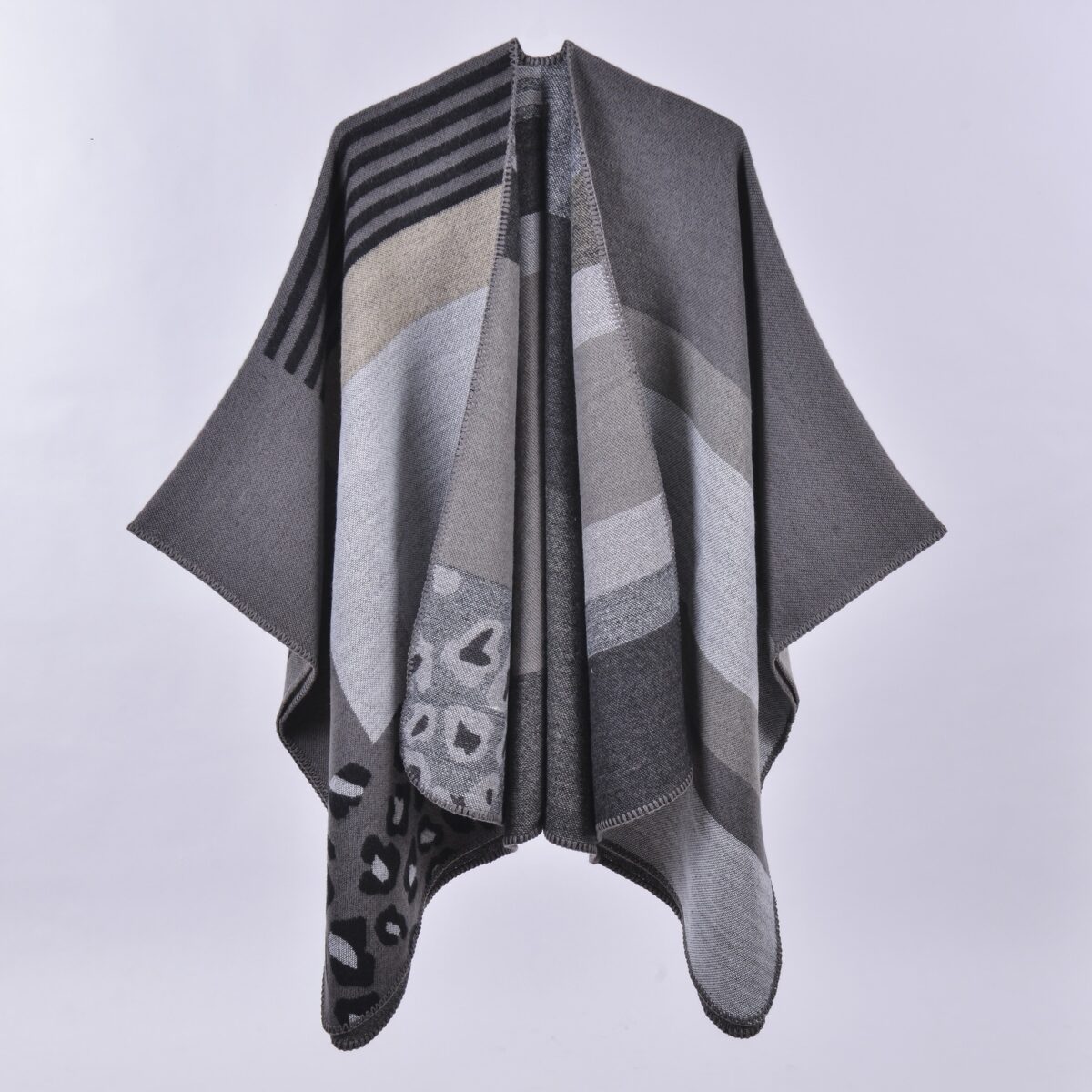 Autumn And Winter Scarf Versatile Lattice Ladies Travel Shawl - Image 10