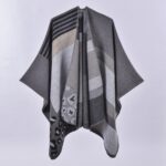 Autumn And Winter Scarf Versatile Lattice Ladies Travel Shawl - Image 10