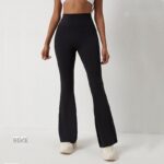 High Waisted Hip Lifting Tight Pants And Wide Leg Fitness Pants - Image 5