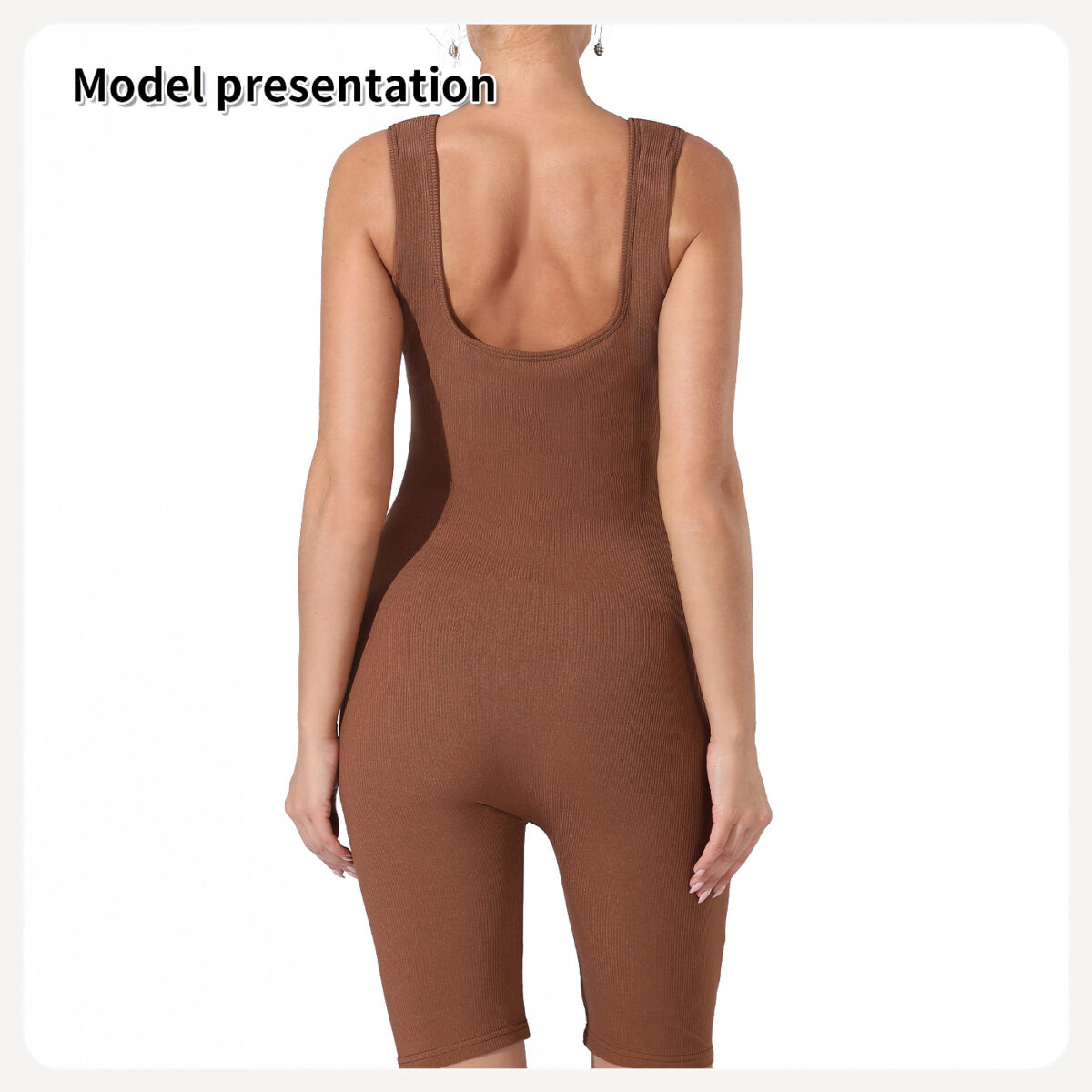 Women's Fashion Simple Solid Color Bodysuit - Image 8
