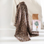 Leopard Print Artificial Cashmere Scarf Women's Warm Scarf Winter - Image 10