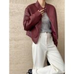Locomotive Style Stand Collar Temperament Wild Jacket - Image 3