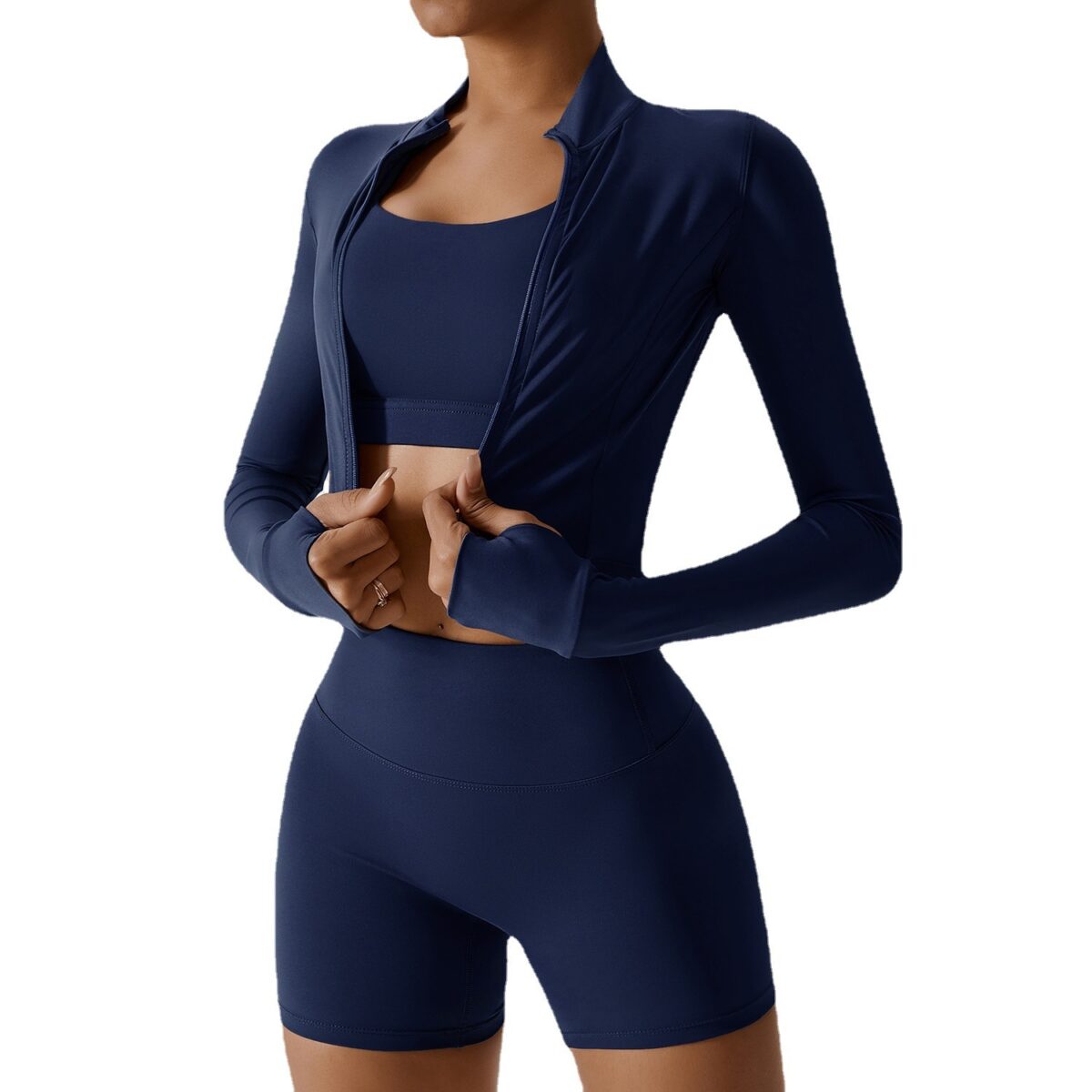 Outdoor Sports Skinny Yoga Clothes Suit Nude Feel - Image 3