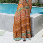 Women's Floral Large Hem Dress - Image 3
