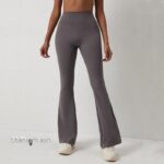 High Waisted Hip Lifting Tight Pants And Wide Leg Fitness Pants - Image 7