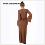 Women's Fashion Simple Solid Color Dress - Image 9