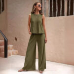 Loose-fitting Pullover Round-neck Casual Suit Women - Image 4