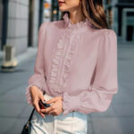 Elegant Ruffle Blouse - Image 4