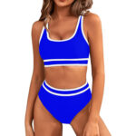 Bikini Tight-fitting Solid Color Swimsuit For Women - Image 5