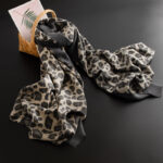 Leopard Print Artificial Cashmere Scarf Women's Warm Scarf Winter - Image 4