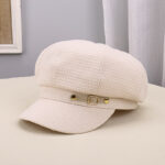 Women's Outdoor Warm Sunshade Pleated Octagonal Hat - Image 4