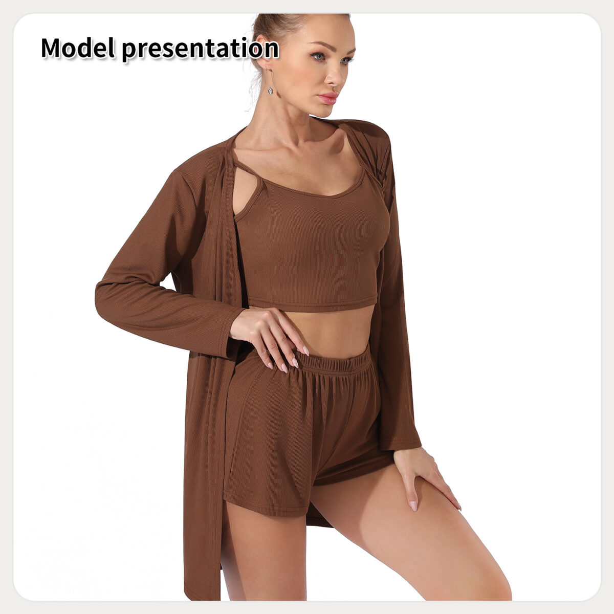 Women's Fashion Simple Solid Color Suit - Image 4
