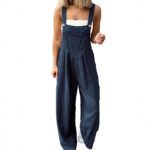 Casual High Waist All-matching Straight Jumpsuit For Women - Image 5
