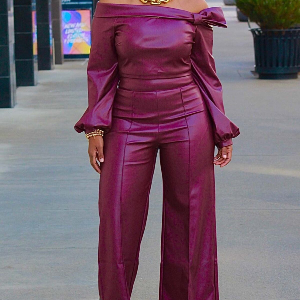 Personality Fashion Leather Suit Women - Image 1
