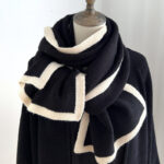 Color Matching Scarf Knitted Wool Scarf - Image 4