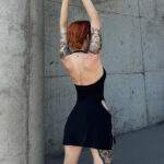 Backless Hollow-out Halter Women's Tight Dress - Image 6