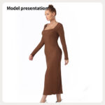 Women's Fashion Simple Solid Color Dress - Image 7