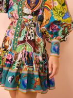 Casual Fashion Printing Shirt Cardigan Temperament Wild Dress - Image 8