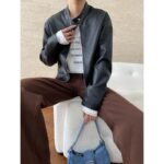 Locomotive Style Stand Collar Temperament Wild Jacket - Image 5