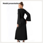 Women's Fashion Simple Solid Color Dress - Image 3