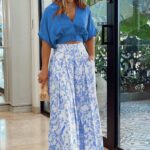Women's Printed Shirt Wide Leg Pants Fashion Casual Set - Image 10
