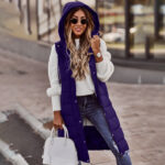 New Fashion Casual Solid Color Hooded Single-breasted Slim Fit - Image 2
