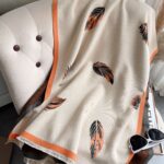 Cashmere-like Short Beard Tassel Thickened Warm Shawl Scarf - Image 2