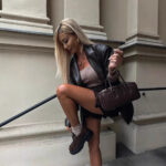 European And American Artificial Leather Corset Suit Collar Jacket - Image 4