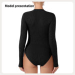 Women's Fashion Simple Solid Color Bodysuit - Image 9