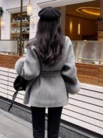Fox Fur Double-sided Cashmere Coat - Image 4